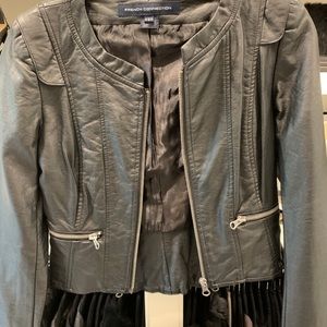 French Connection Leather Jacket